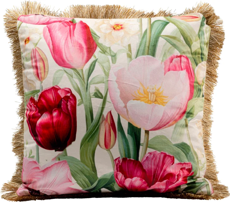 Kissen Tulpengarten 45 × 45 cm