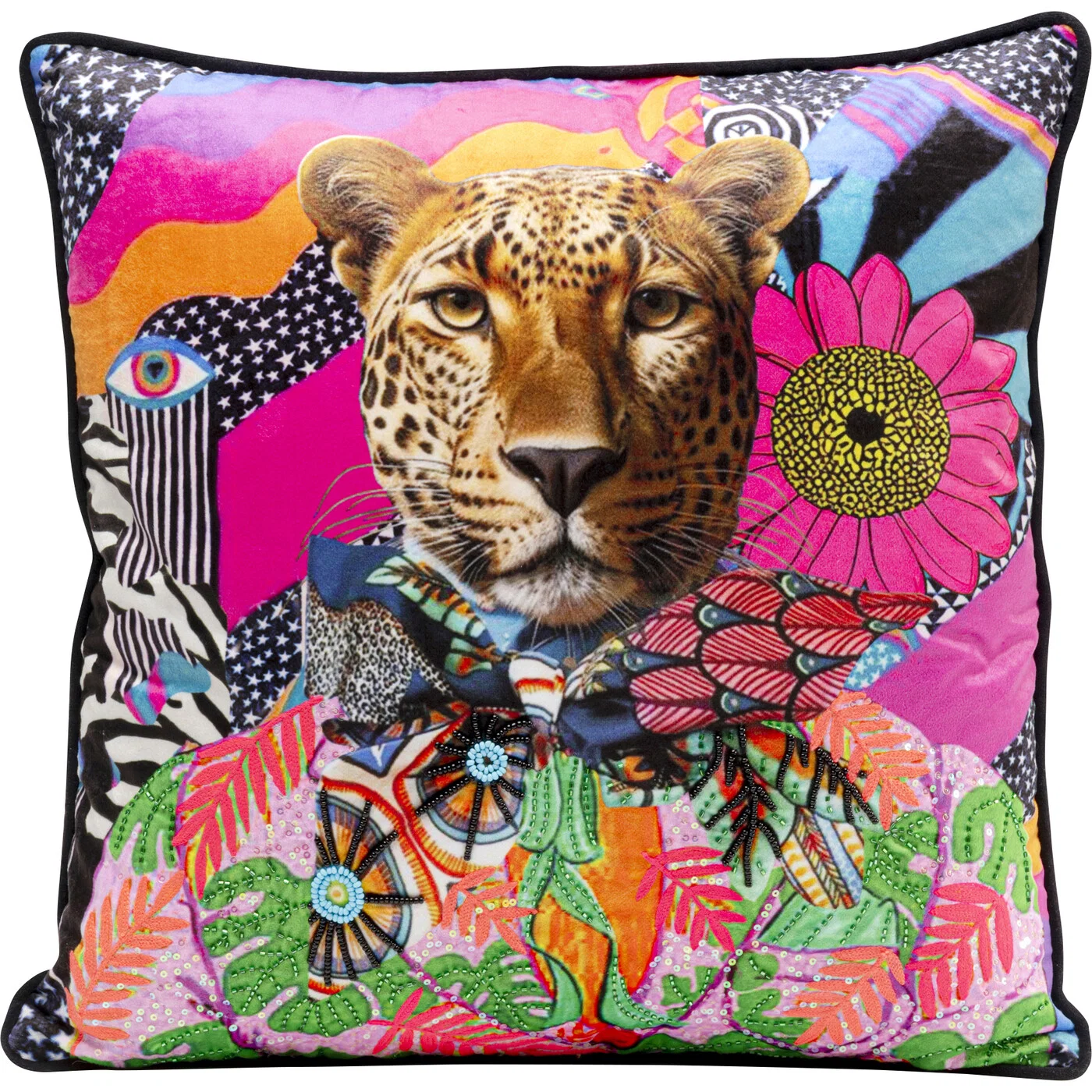 Kissen Gepardenfantasie 45 × 45 cm