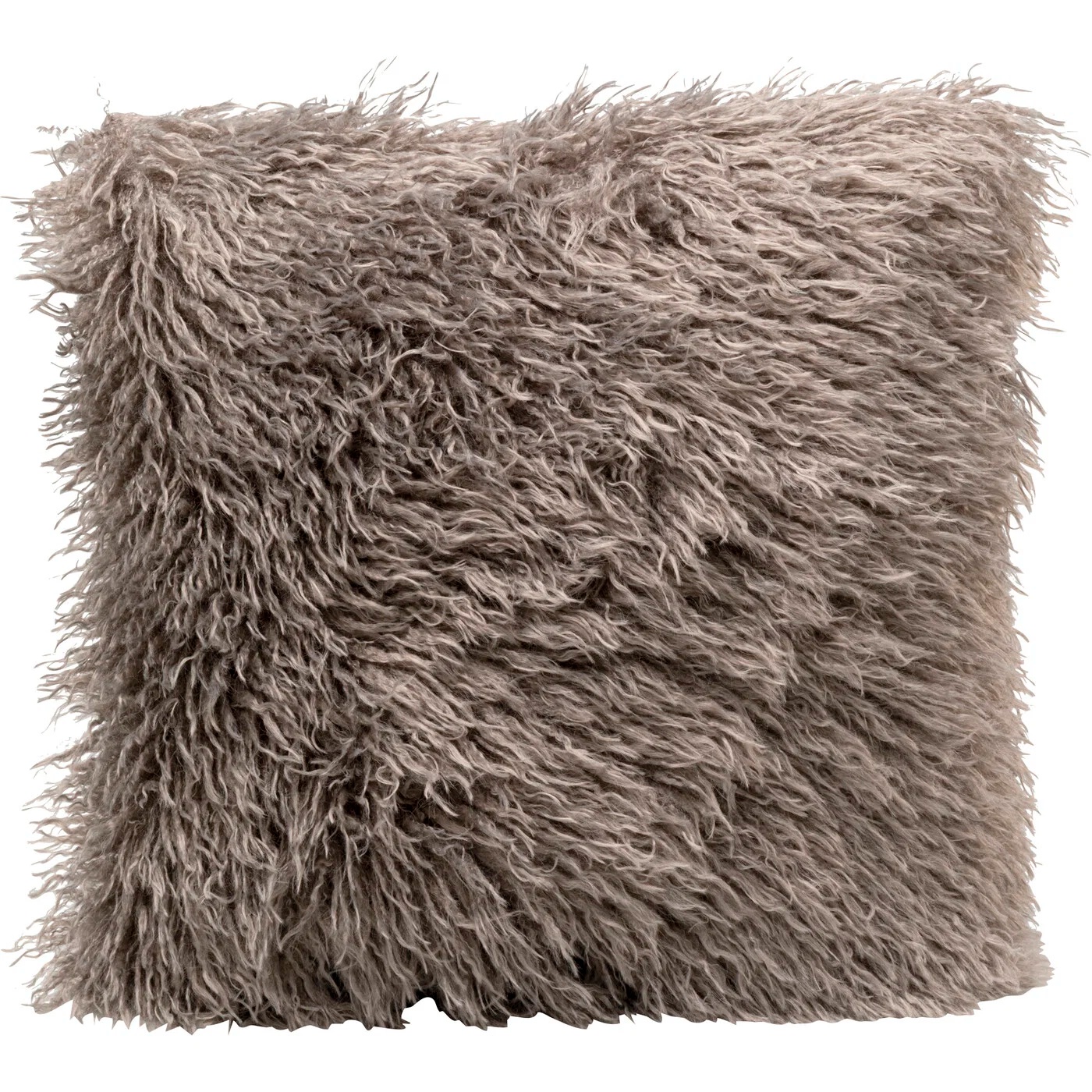 Kissen Langflor Grau 45×45 cm