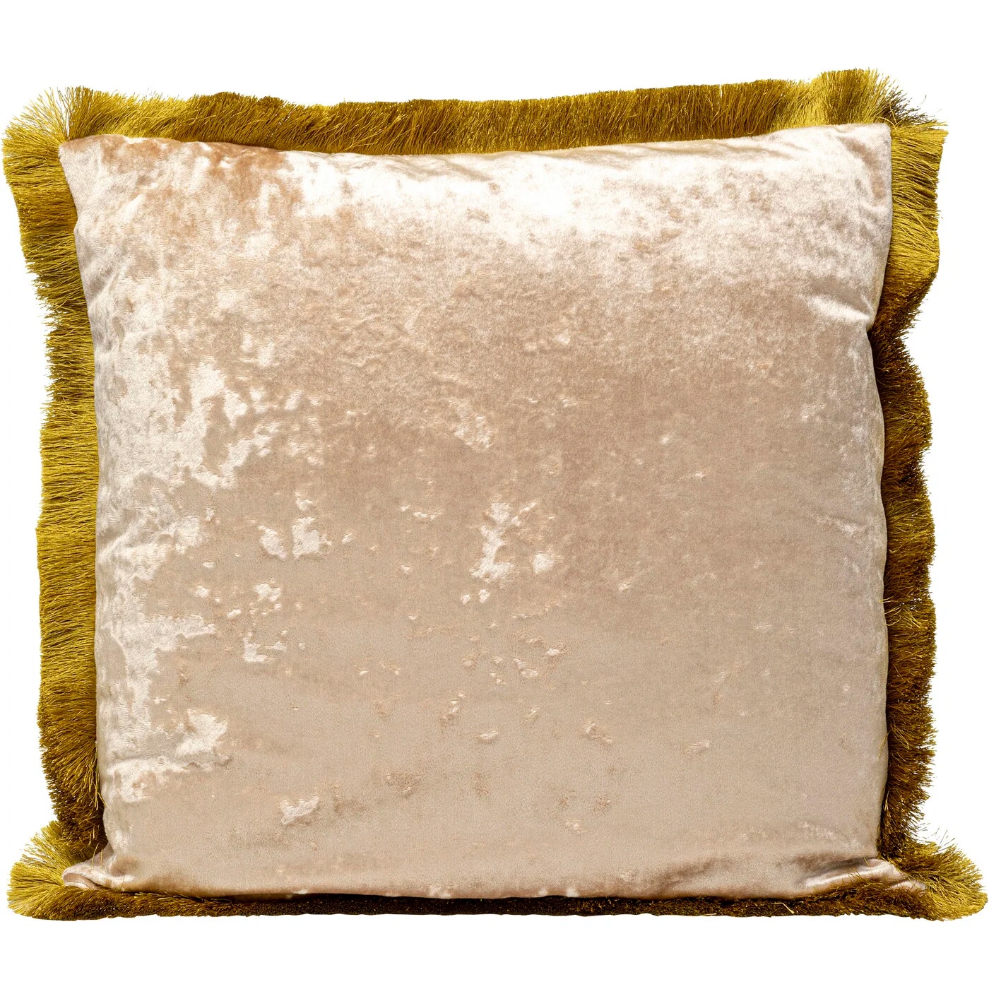 Kissen Samtglanz Puder 45×45 cm