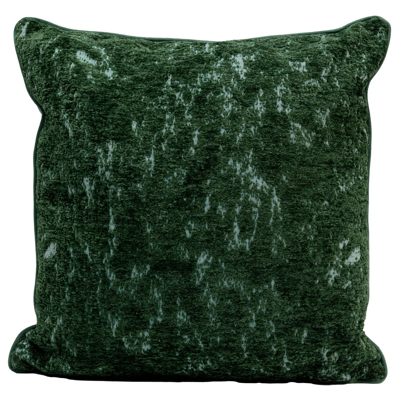 Kissen Waldglanz Dunkelgrün 45 × 45 cm