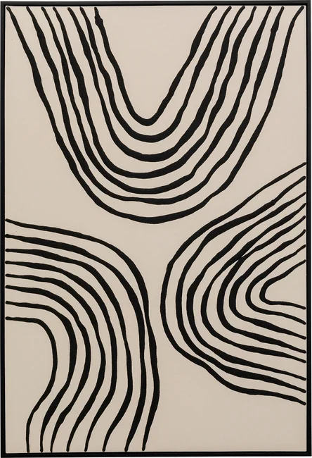 Leinwandbild Bogenkunst 70 × 110 cm