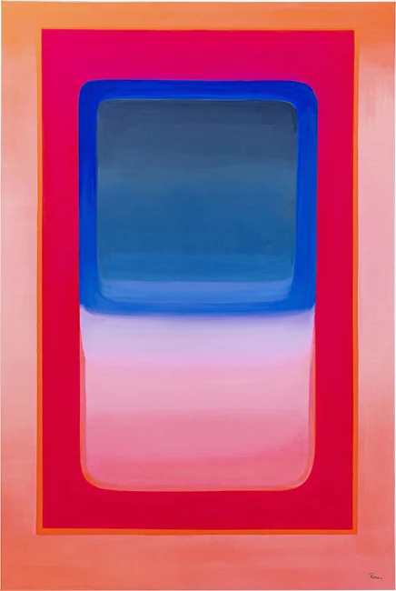 Leinwandbild Farbneigung Pink 55 × 75 cm