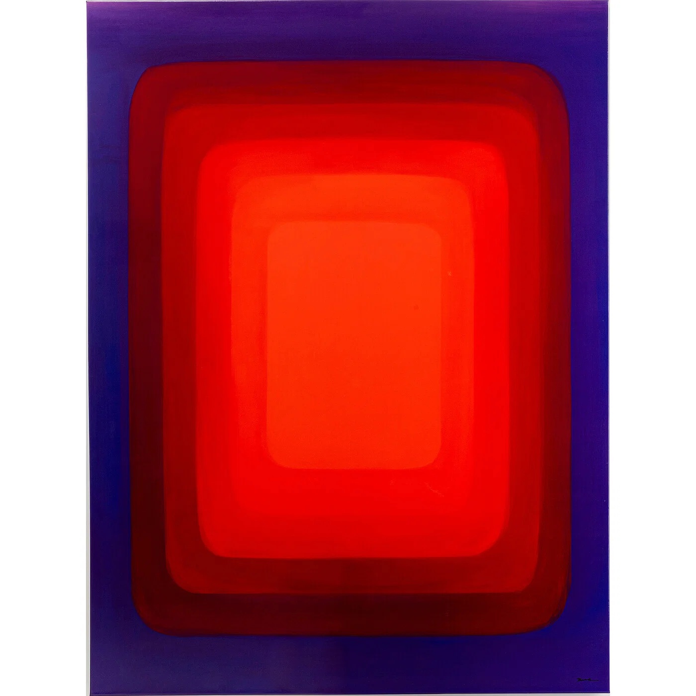 Leinwandbild Farbportal Rot 120×160 cm