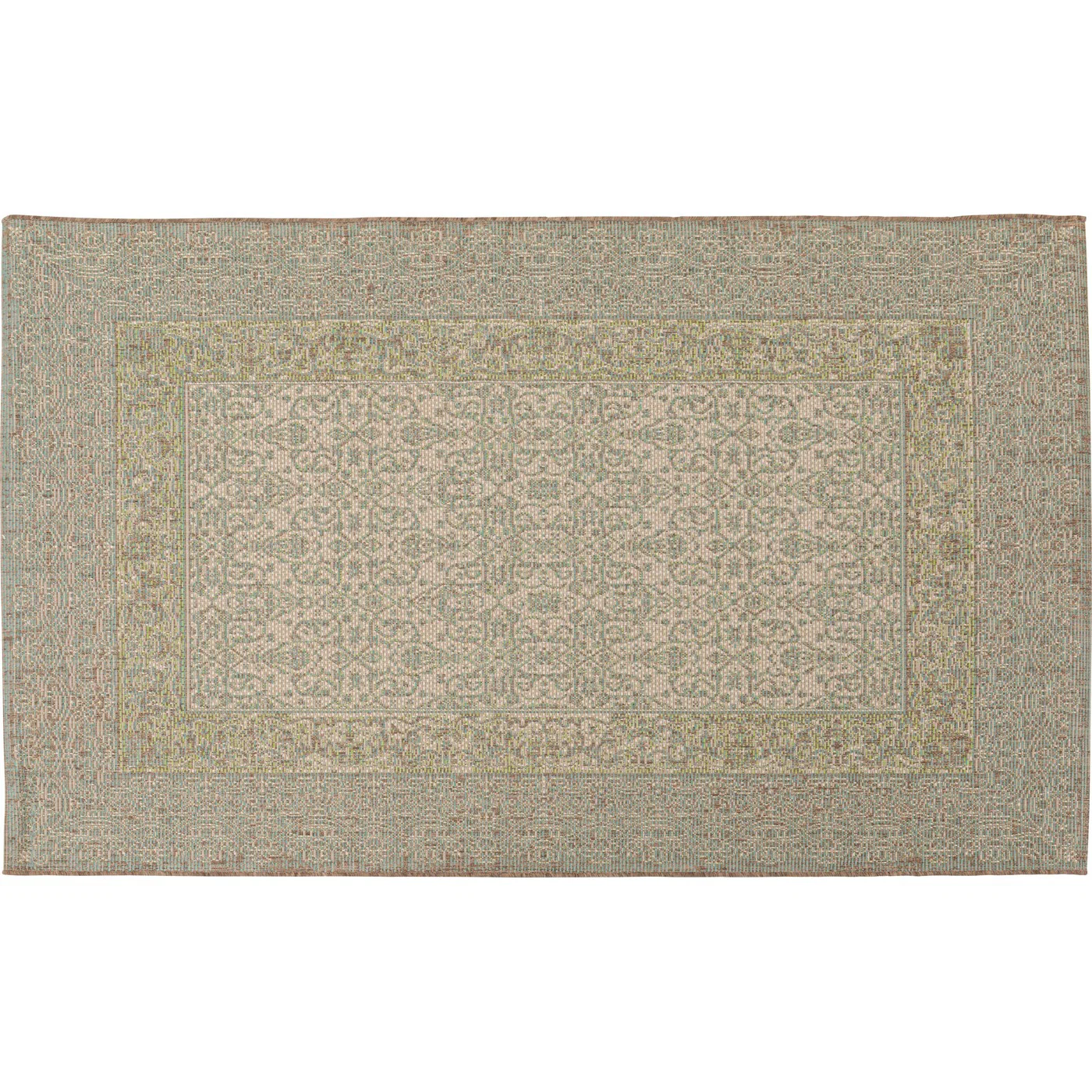 Outdoor-Teppich Feingewebe Grün 230 × 330 cm