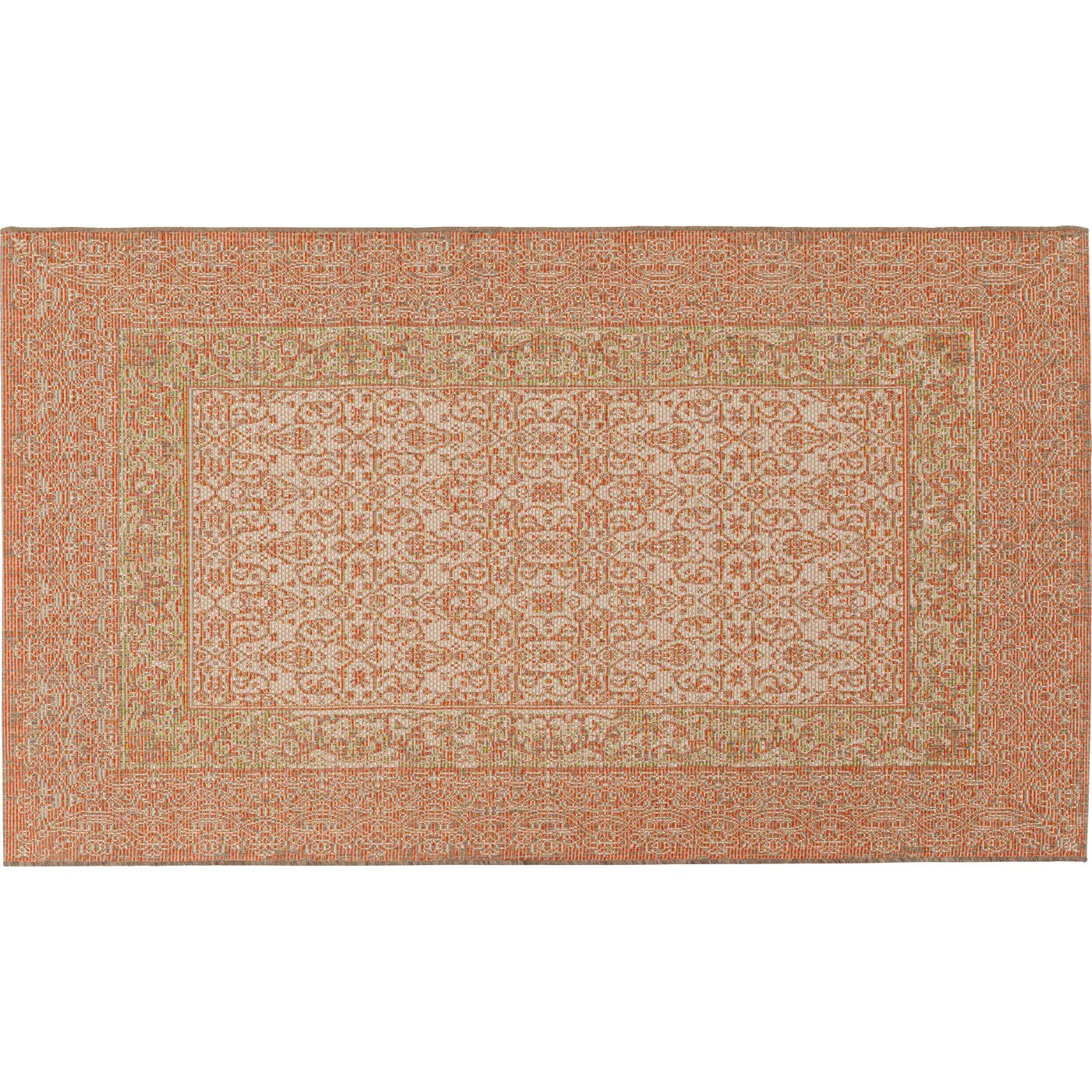Outdoor-Teppich Feingewebe Orange 230 × 330 cm