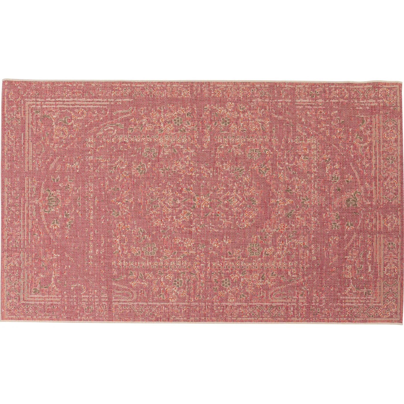 Outdoor-Teppich Ornament Rot 160×230 cm