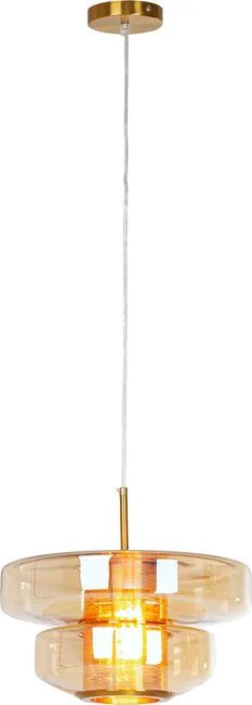 Pendelleuchte Arkadenglas Bernstein Ø 34 cm