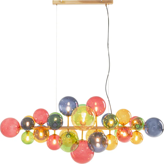 Pendelleuchte Kugeltreppe Bunt 122 cm