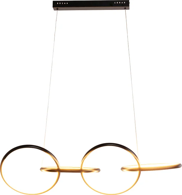 Pendelleuchte Lichtbahn LED Schwarz 155 cm