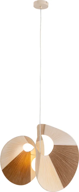 Pendelleuchte Lichtfächer Beige 150 cm