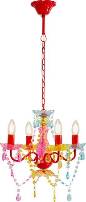 Pendelleuchte Starlight Regenbogenglanz 4-Arm
