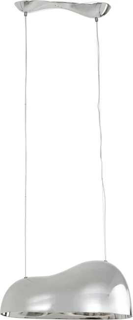Pendelleuchte Wolkendoppel Silber 70 cm