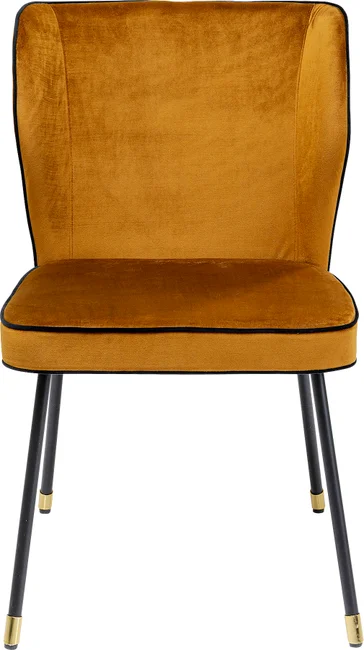 Polsterstuhl Goldsaum Ocker