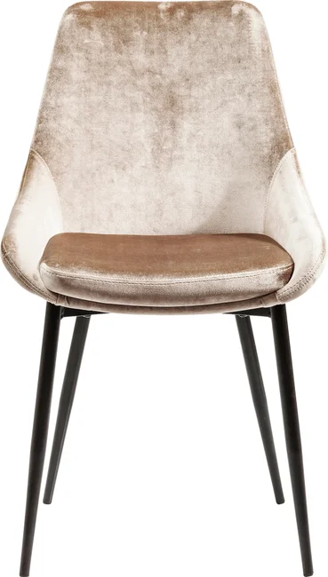 Polsterstuhl Seitenlinie Perlbeige