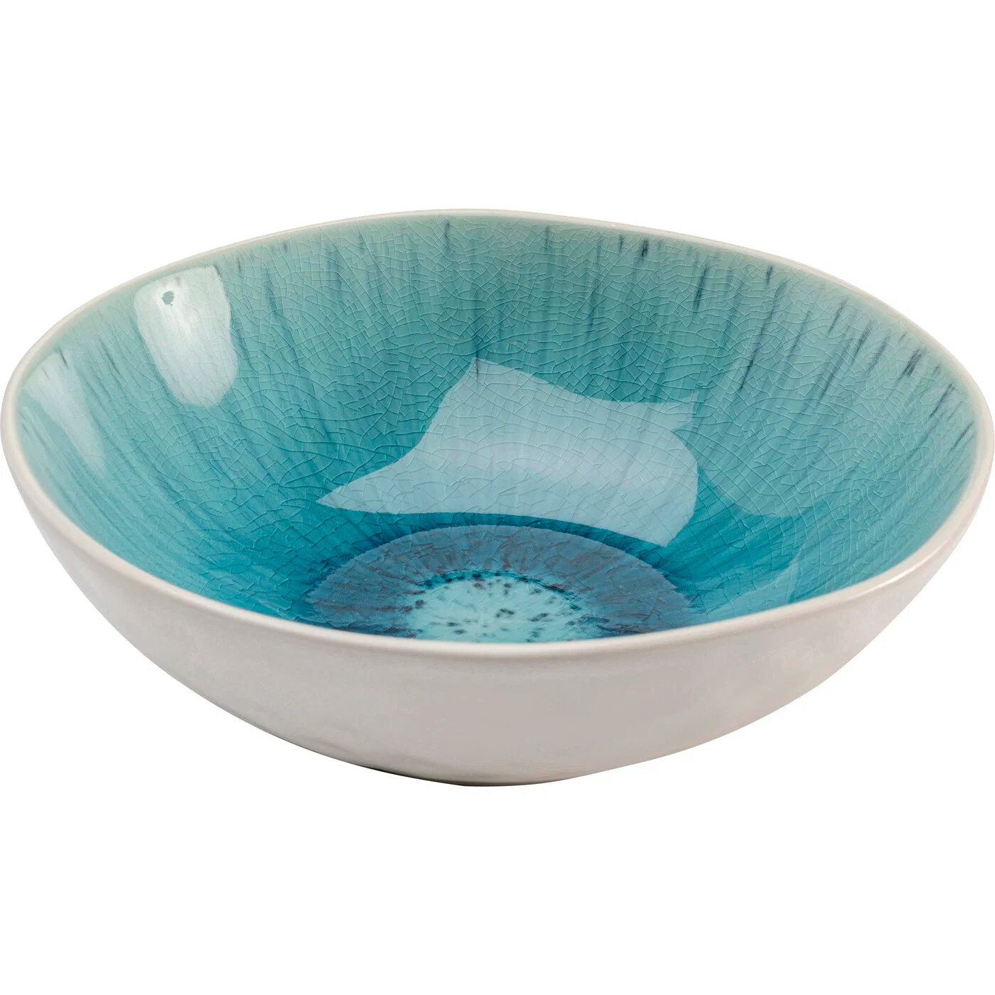 Schüssel Blaue Glasur Ø18cm – 12er-Set