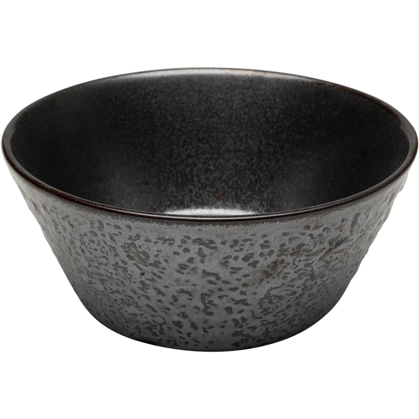 Schüssel Schwarzstruktur Schwarz Ø15cm – 12er-Set
