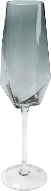 Sektglas Rautenrelief Rauch – 12er-Set