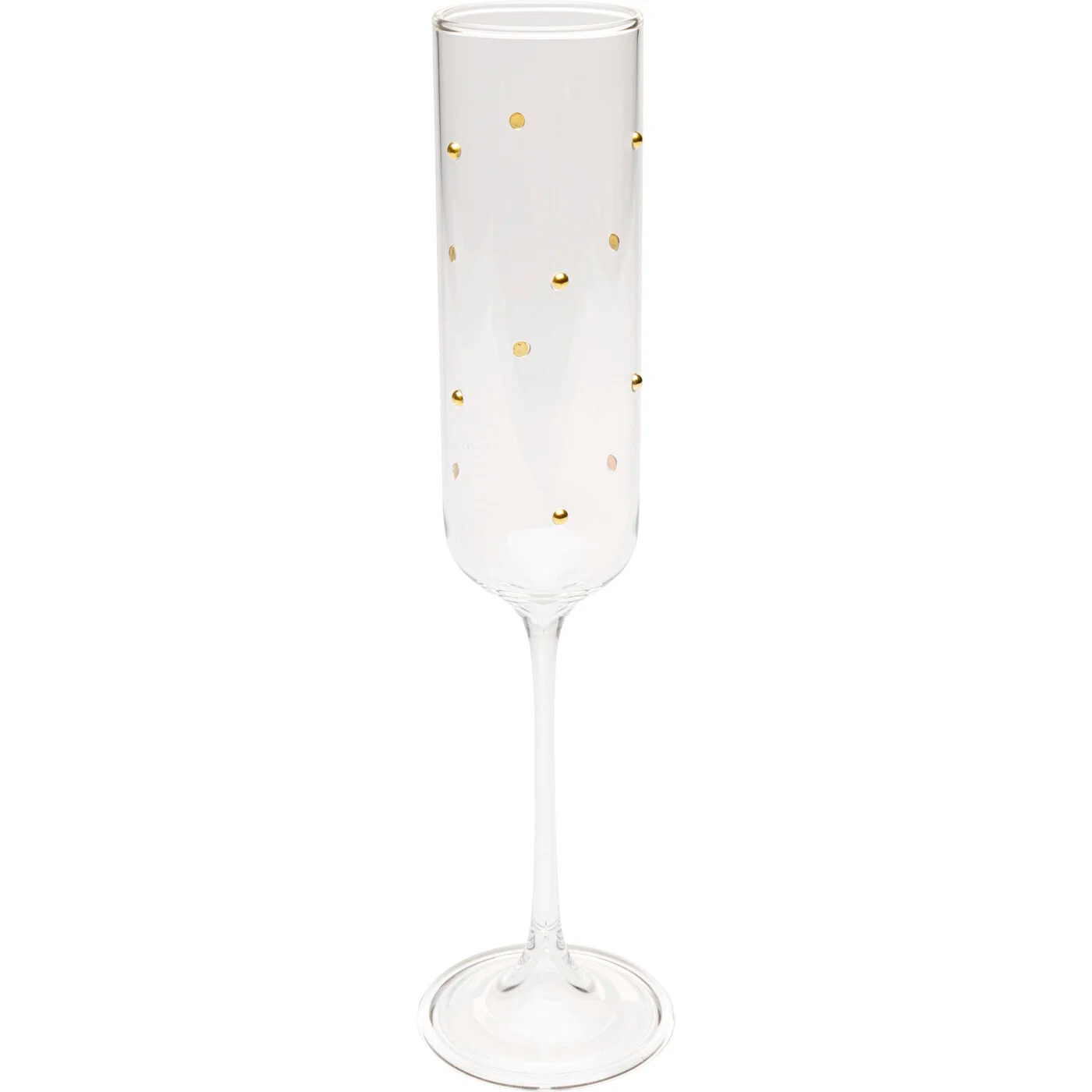 Sektglas Punktglanz Gold 25cm – 16er-Set