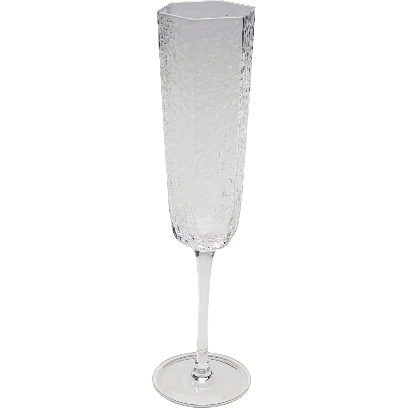 Sektglas Strukturglas Klar – 24er-Set