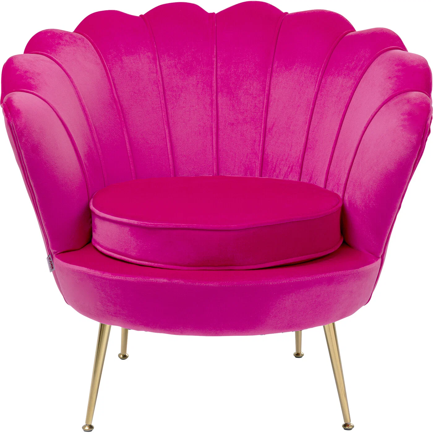 Sessel Blütenkelch Gold Pink