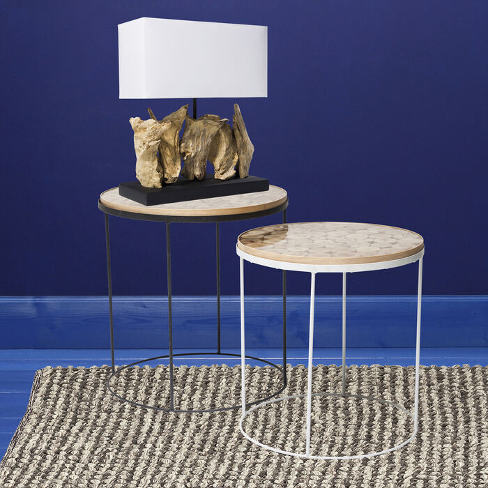 Tischleuchte Holzsteg 43 cm – Ambiente