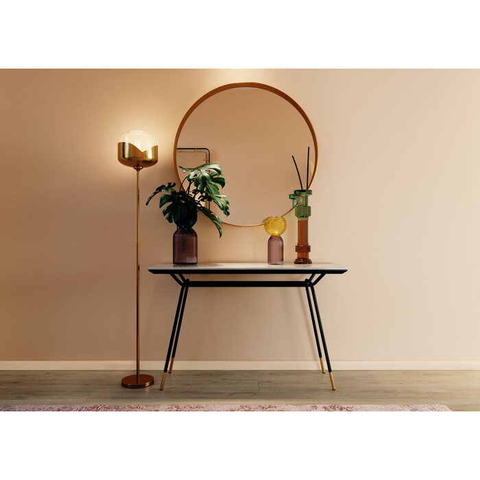 Stehleuchte Goldglaskelch Kugel 160 cm – Ambiente