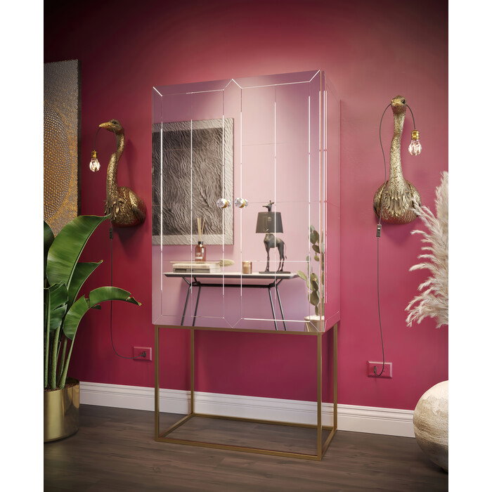 Wandleuchte Reiherfigur – Ambiente