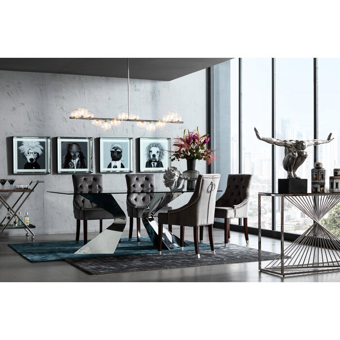 Pendelleuchte Kugeltreppe Chrom 155 cm – Ambiente