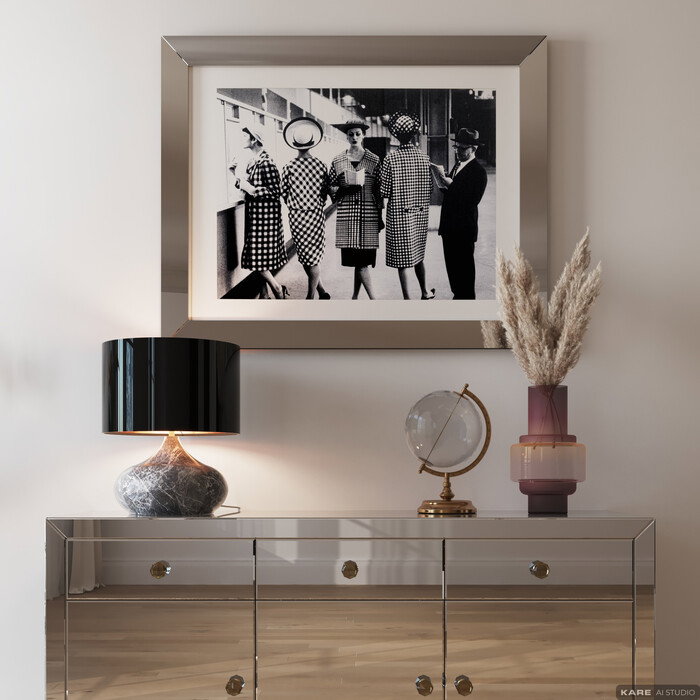 Tischleuchte Marmorlicht Grau 37 cm – Ambiente