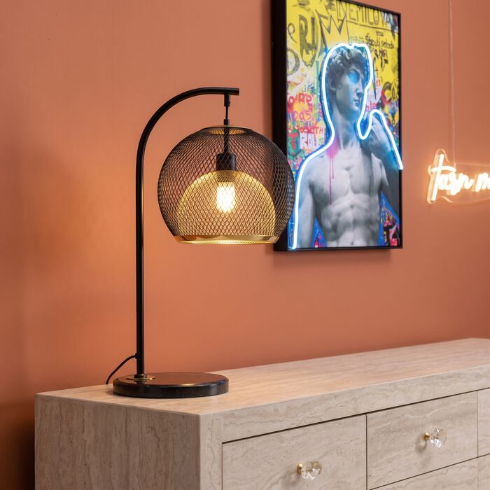 Tischleuchte Lichtgitter 62 cm – Ambiente