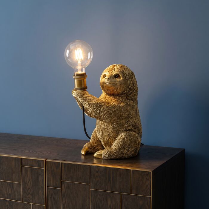 Tischleuchte Faultierfigur 30 cm – Ambiente