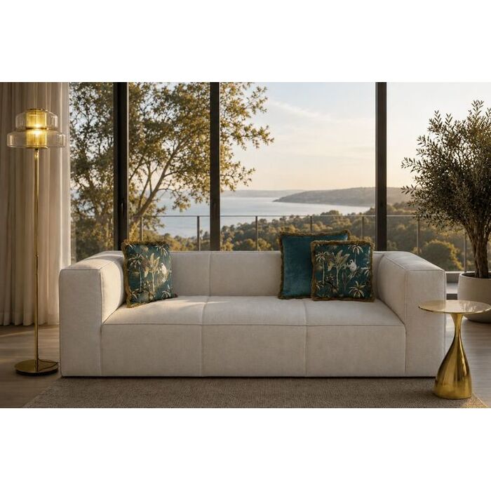 Stehleuchte Glasbogen Bernstein 155 cm – Ambiente