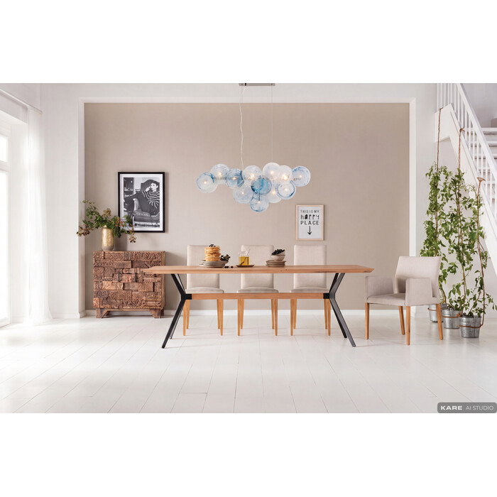 Pendelleuchte Meeresblau 121 cm – Ambiente