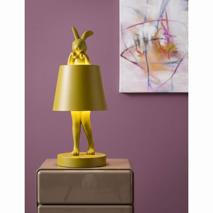 Tischleuchte Hasenfigur LED Grün 29 cm – Ambiente