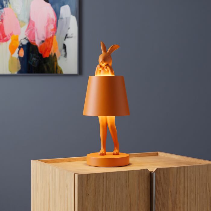 Tischleuchte Leuchthase LED Orange 29 cm – Ambiente