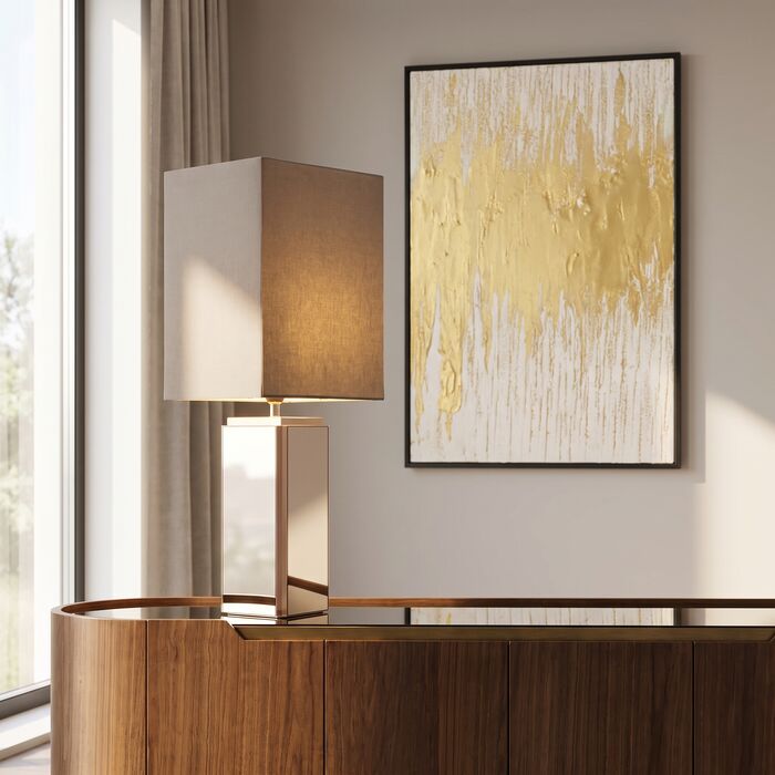 Tischleuchte Lichtwürfel 60 cm – Ambiente