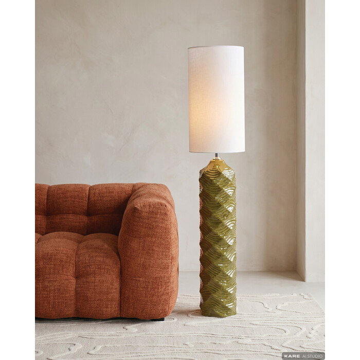 Stehleuchte Lichtkelch Grün 128 cm – Ambiente