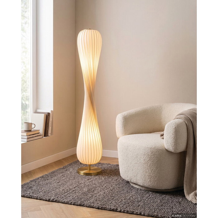 Stehleuchte Faltentaille 145 cm – Ambiente