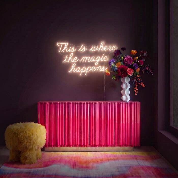 Wandleuchte Lichtschrift Magie 56 cm – Ambiente