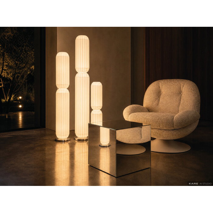 Stehleuchte Formlicht Weiß 135 cm – Ambiente