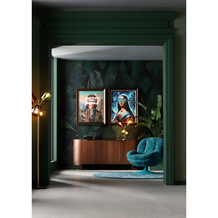 Drehsessel Kuschelkontur Blau – Ambiente