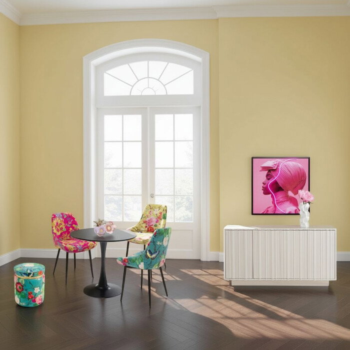 Polsterstuhl Blütenrausch Pink – Ambiente