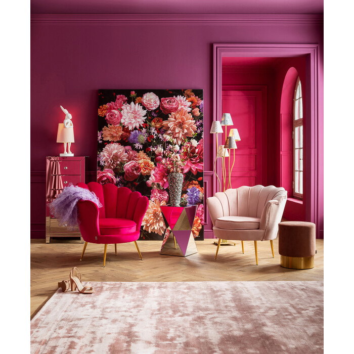 Sessel Blütenkelch Gold Pink – Ambiente