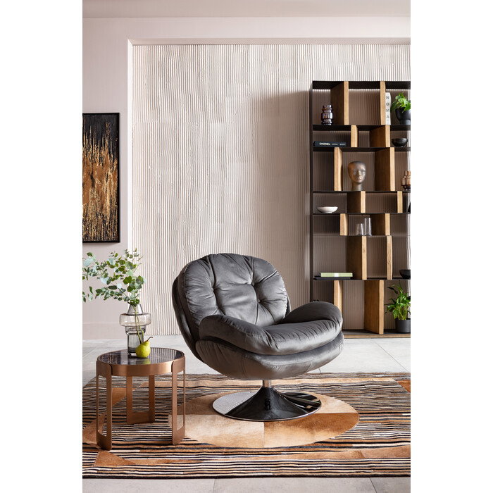 Drehsessel Kuschelkontur Grau – Ambiente