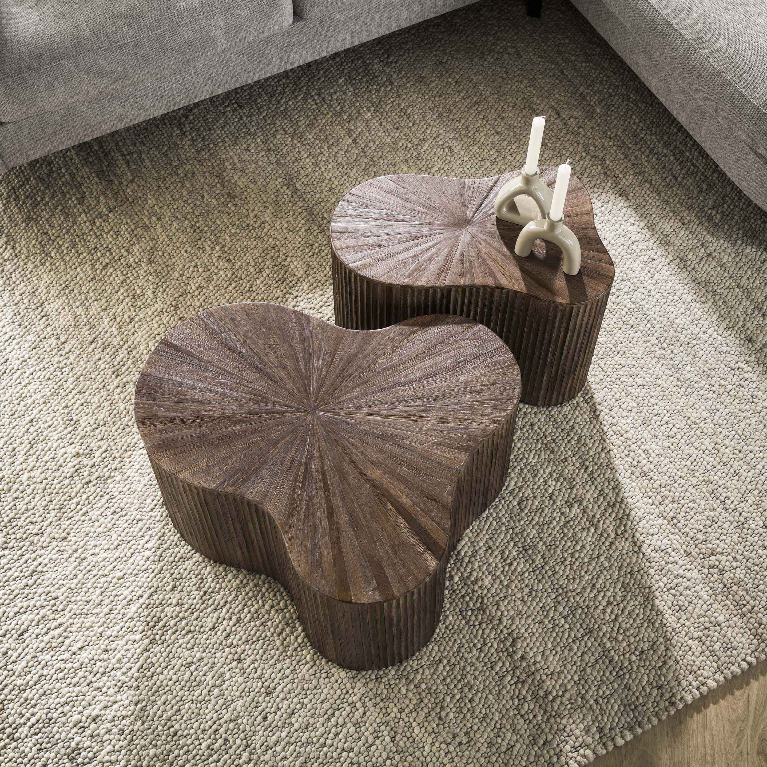 Couchtisch Borneo Shamrock – 2er-Set – Ambiente