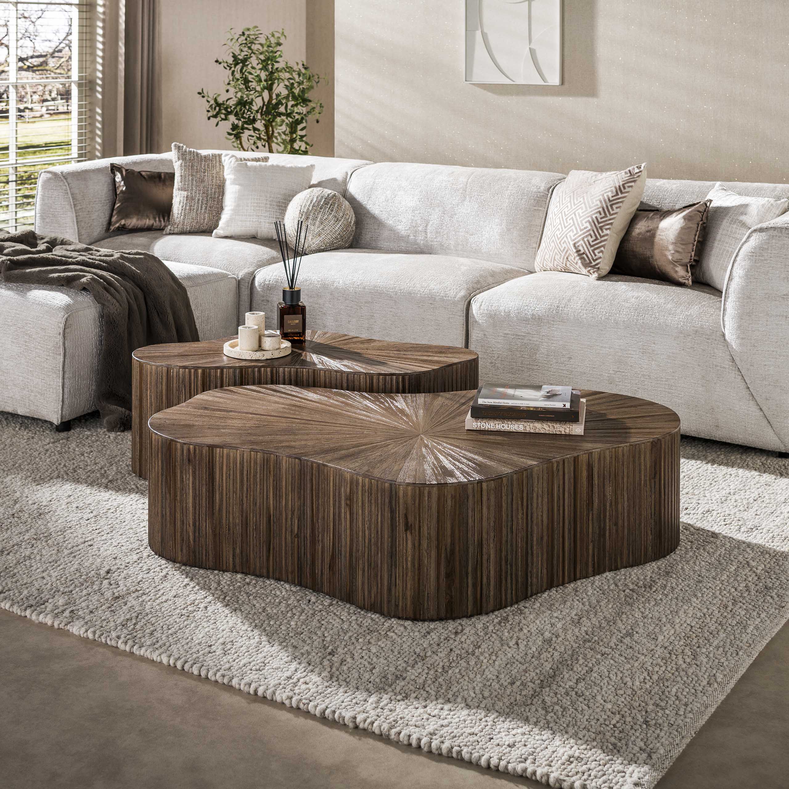 Couchtisch Borneo XL shamrock – 2er-Set – Ambiente