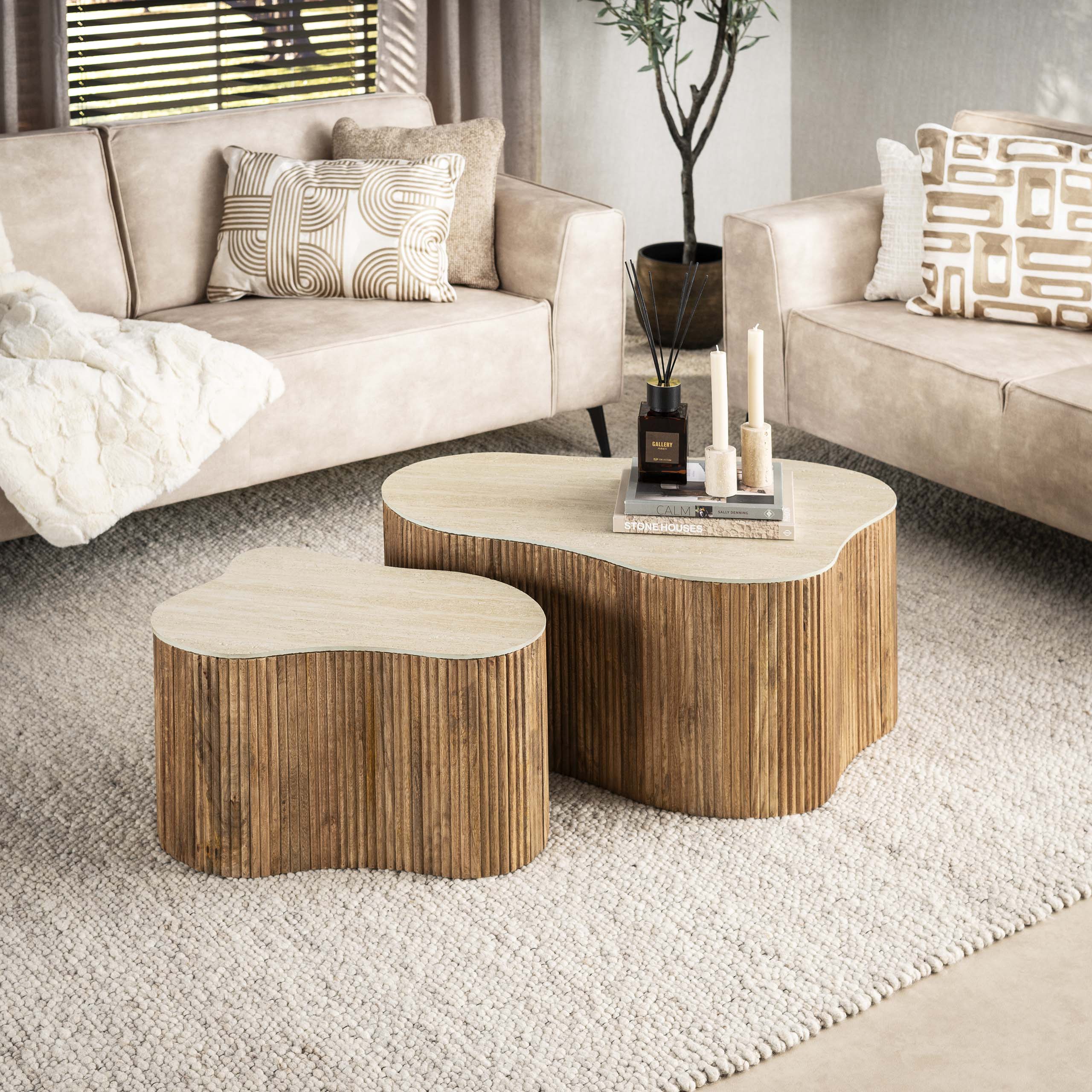 Couchtisch Stubbekøbing shamrock – 2er-Set – Ambiente
