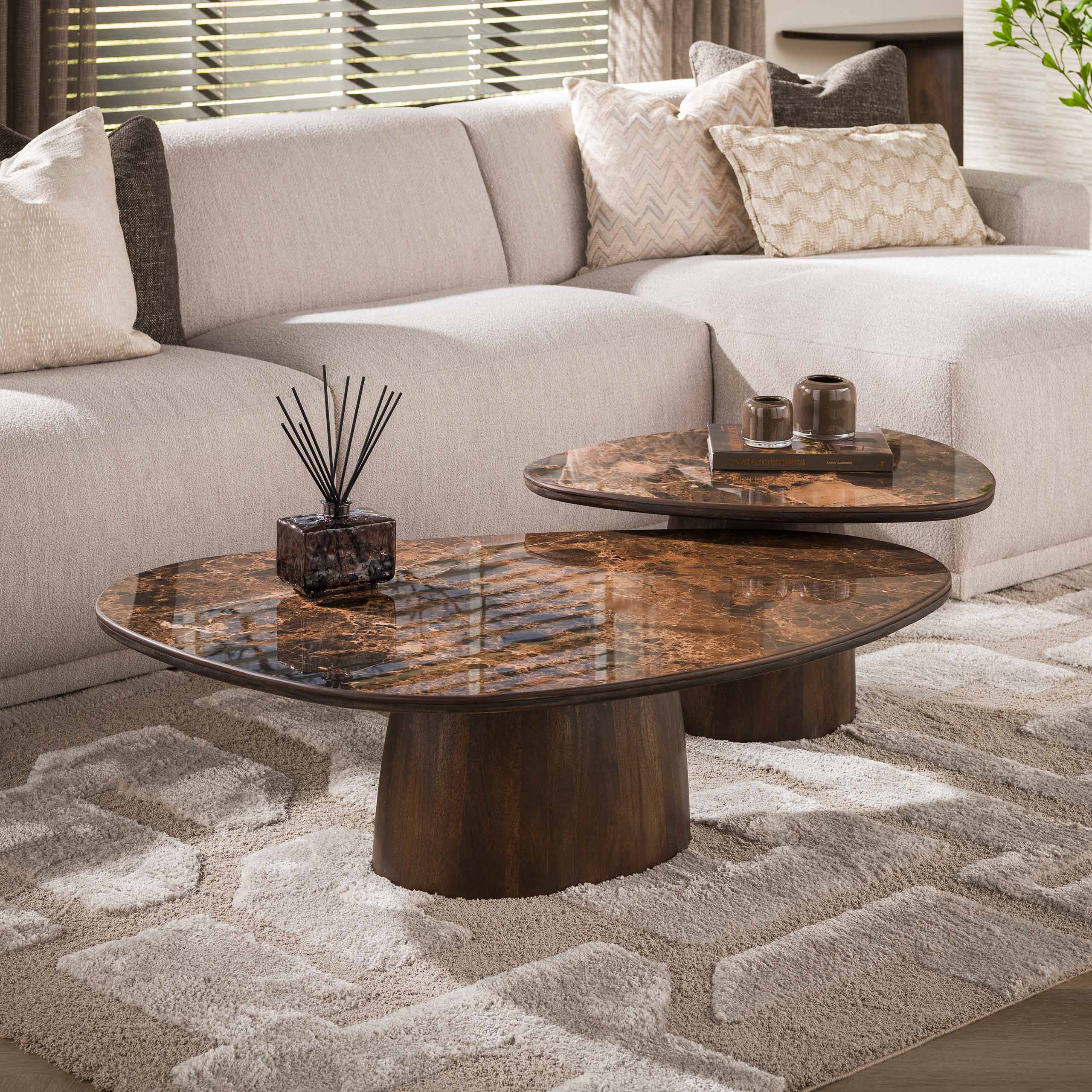 Couchtisch Lyngby dreieckig – 2er-Set – Ambiente