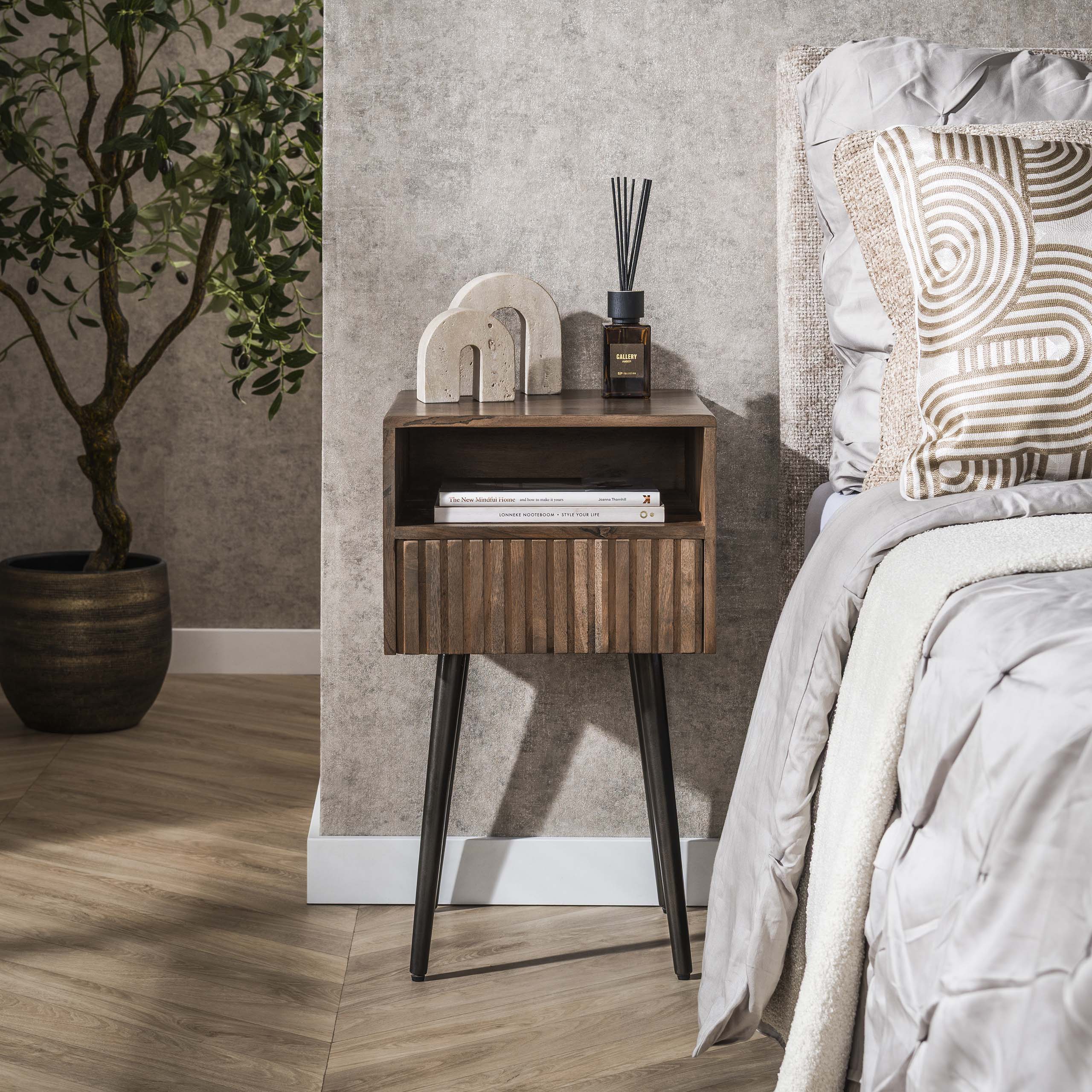 Nachttisch Silkeborg 1 Schublade – Ambiente